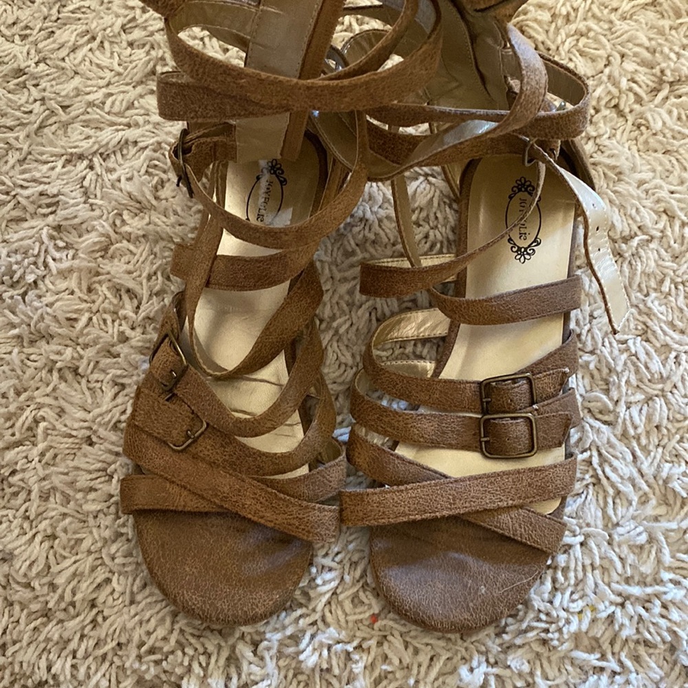 joyfolie gladiator sandals
